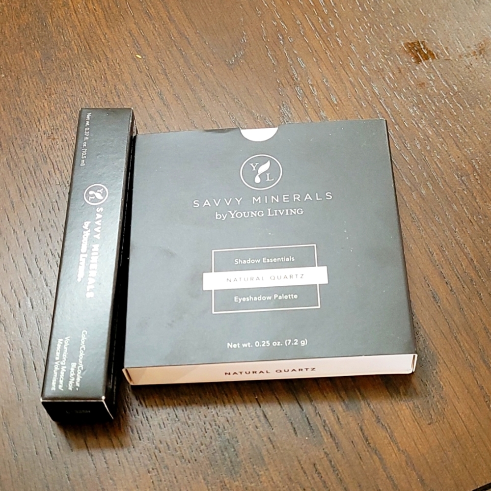 YL mascara and eyeshadow palette